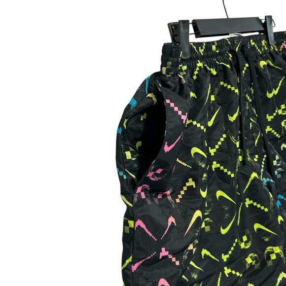 Nike Digi Swoosh Ombre Lap 7" Volley Swim Trunks Men's Sz XXL Black Multi Sporty - Picture 5 of 6